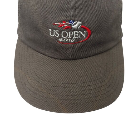US Open 2016 Strapback Cap Hat Tennis Tournament Adjustable Adult Baseball Gray - Picture 5 of 14